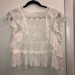ZARA TFU Collections White Blouse